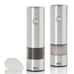 AdHoc Elektrische Pfeffer- / Salzmühle i.Mill Edelstahl- Küchenhelfer
