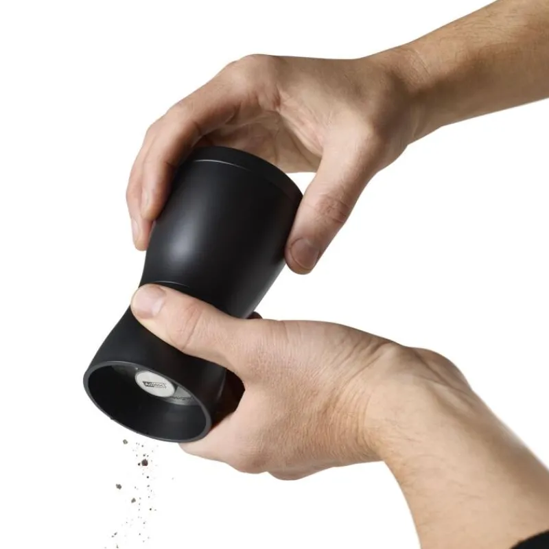 AdHoc Pfeffer- und Salzmühle Twin Schwarz Weiß 2er Set- Küchenhelfer