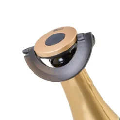 AdHoc Sekt- und Champagnerverschluss Gusto Schwarz-Gold- Barutensilien