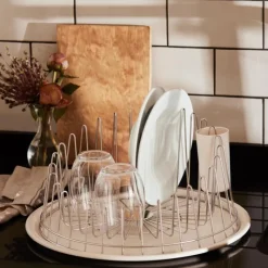 Alessi A Tempo Geschirrabtropfer- Küchenhelfer