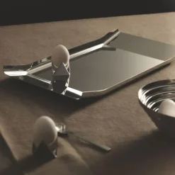 Alessi Arran Tablett Edelstahl- Schalen & Körbe