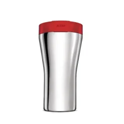 Alessi Doppelwandiger Thermobecher Caffa Rot- Kaffee & Tee