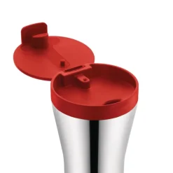 Alessi Doppelwandiger Thermobecher Caffa Rot- Kaffee & Tee