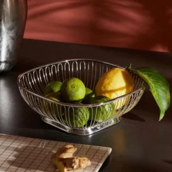 Alessi Drahtkorb Eckig 845- Aufbewahrung (3)