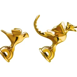 Alessi Ersatzflöten Vogel und Reptil zu Michael Graves Wasserkessel 9093 Goldfarben- Zubehör & Ersatzteile