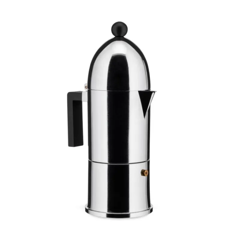 Alessi Espressokocher La Cupola Induktion Schwarz A9095/6BFM- Kaffee & Tee