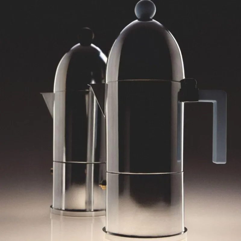 Alessi Espressokocher La Cupola Induktion Schwarz A9095/6BFM- Kaffee & Tee
