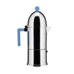 Alessi Espressokocher La Cupola Induktion Hellblau A9095/6BFM- Kaffee & Tee