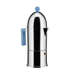 Alessi Espressokocher La Cupola Induktion Hellblau A9095/6BFM- Kaffee & Tee