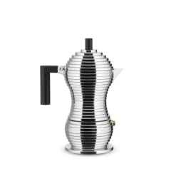 Alessi Espressokocher Pulcina Schwarz für 3 Tassen- Kaffee & Tee