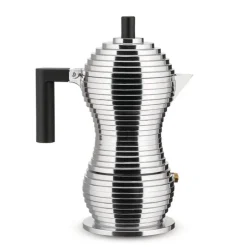 Alessi Espressokocher Pulcina Schwarz für 6 Tassen- Kaffee & Tee