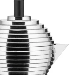 Alessi Espressokocher Pulcina Schwarz für 6 Tassen- Kaffee & Tee