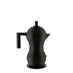Alessi Espressokocher Pulcina Vollschwarz für 1 Tasse- Kaffee & Tee