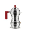 Alessi Espressokocher Pulcina Rot für 3 Tassen- Kaffee & Tee
