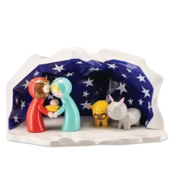 Alessi Krippe Happy Eternity Baby Weiß- Weihnachten (2)