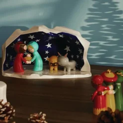 Alessi Krippe Happy Eternity Baby Weiß- Weihnachten (2)