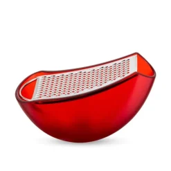 Alessi Käsereibe Parmenide Rot- Küchenhelfer