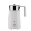 Alessi Milchaufschäumer Plissé Weiß- Küchenhelfer