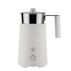 Alessi Milchaufschäumer Plissé Weiß- Küchenhelfer