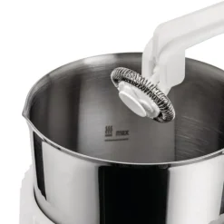 Alessi Milchaufschäumer Plissé Weiß- Küchenhelfer