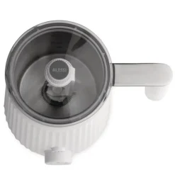 Alessi Milchaufschäumer Plissé Weiß- Küchenhelfer