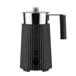 Alessi Milchaufschäumer Plissé Schwarz- Küchenhelfer