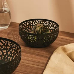 Alessi Obstschale Cactus 21 cm Schwarz- Schalen & Körbe