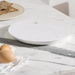 Alessi Plissé Digitale Küchenwaage Weiß- Küchenhelfer