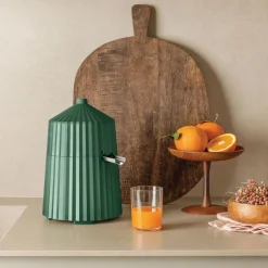 Alessi Plissé Elektrische Zitronenpresse Grün- Küchenhelfer