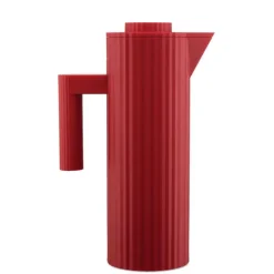 Alessi Plissé Isolierkanne 1000 ml Rot- Kaffee & Tee