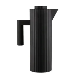 Alessi Plissé Isolierkanne 1000 ml Schwarz- Kaffee & Tee
