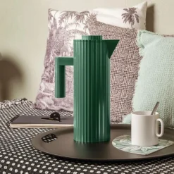 Alessi Plissé Isolierkanne 1000 ml Grün- Kaffee & Tee