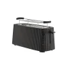 Alessi Plissé Toaster Lang Schwarz- Küchenhelfer