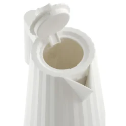 Alessi Plissé Wasserkocher mit Temperaturregelung Weiß- Kochgeschirr