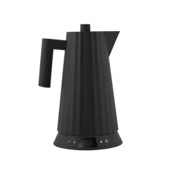 Alessi Plissé Wasserkocher mit Temperaturregelung Schwarz- Kochgeschirr