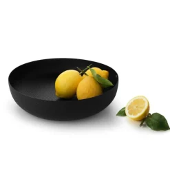 Alessi Schale mit Reliefdekor JM17/29 BT Schwarz 29 cm- Aufbewahrung (3)