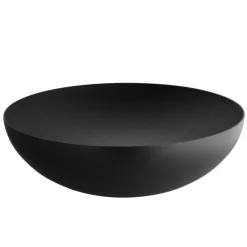 Alessi Schale mit Reliefdekor Double Schwarz 32 cm- Aufbewahrung (3)