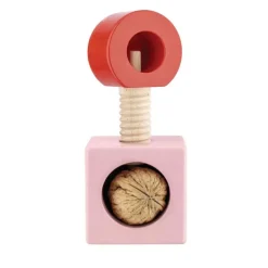 Alessi Sottsass Collection Nussknacker Rosa Rot- Küchenhelfer