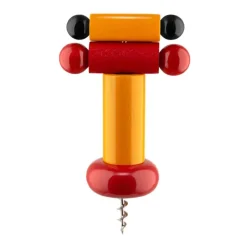 Alessi Sottsass Collection Korkenzieher Gelb- Barutensilien