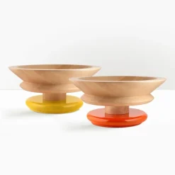 Alessi Sottsass Collection Tafelaufsatz Orange- Schalen & Körbe