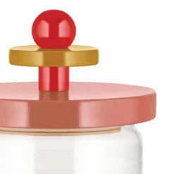 Alessi Sottsass Collection Vorratsglas Rosa 750 ml- Aufbewahrung (3)