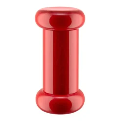Alessi Sottsass Collection Salz- oder Pfeffermühle Medium Rot- Küchenhelfer