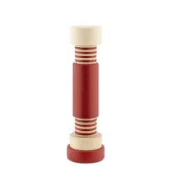 Alessi Sottsass Collection Pfeffer- oder Salzmühle Rot- Küchenhelfer
