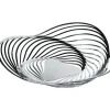 Alessi Tafelaufsatz Trinity Edelstahl 43 cm- Aufbewahrung (3)|Schalen & Körbe