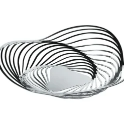 Alessi Tafelaufsatz Trinity Edelstahl 43 cm- Aufbewahrung (3)|Schalen & Körbe