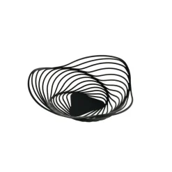 Alessi Trinity Obstschale Schwarz 26 cm- Schalen & Körbe
