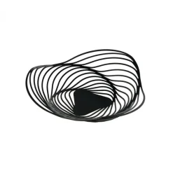 Alessi Trinity Obstschale Schwarz 33 cm- Schalen & Körbe