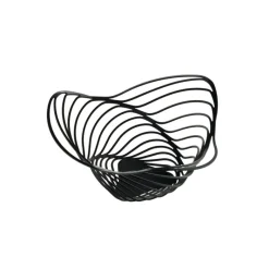 Alessi Trinity Zitruskorb Schwarz 26 cm- Schalen & Körbe