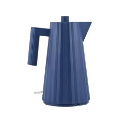 Alessi Wasserkocher Plissé Blau- Kochgeschirr