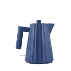 Alessi Wasserkocher Plissé Klein Blau- Kochgeschirr